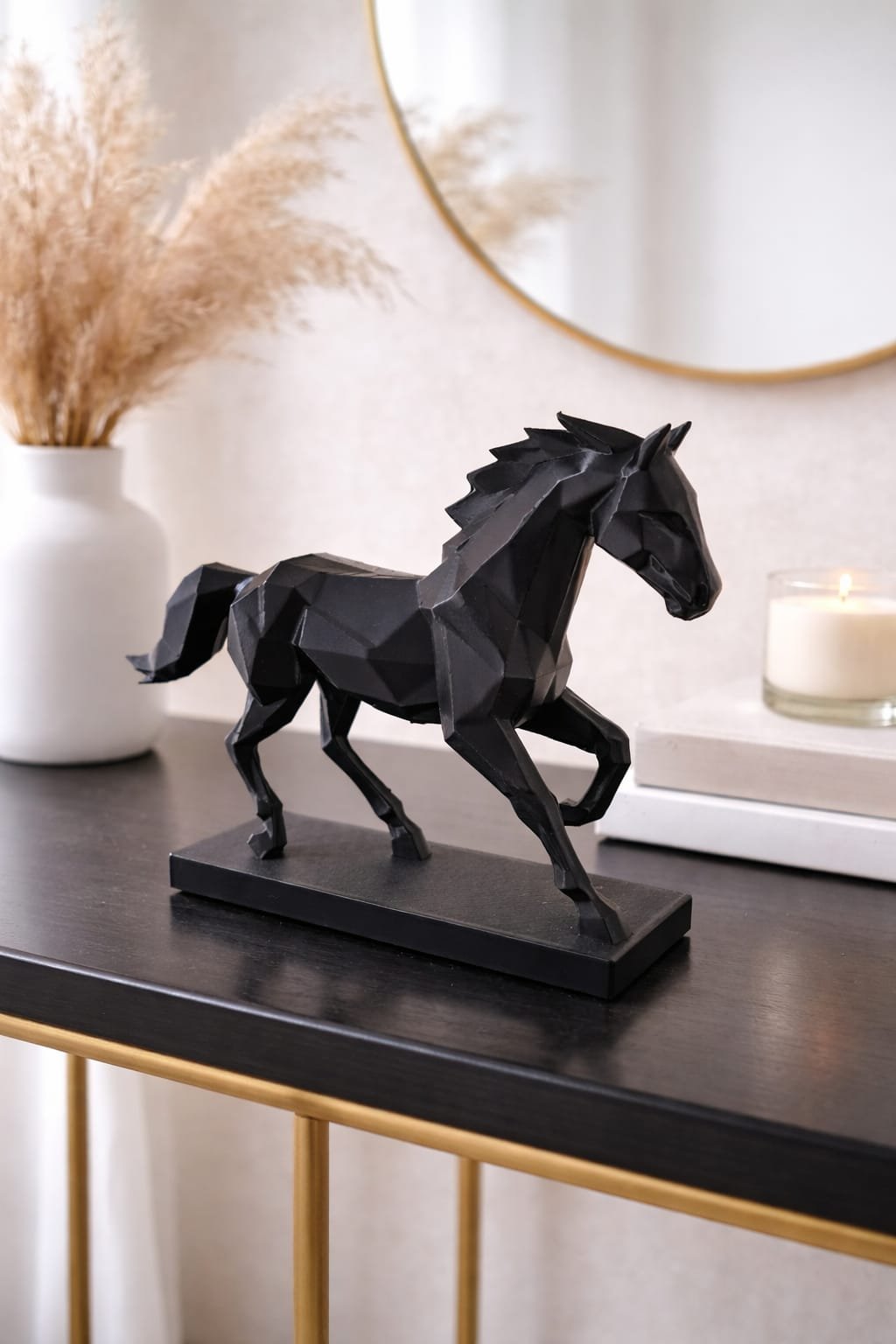 Cavalo Decorativo Geométrico